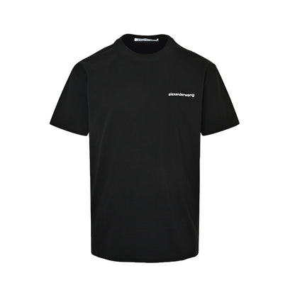 Alexander Wang small letters LOGO foam short sleeves on the chest