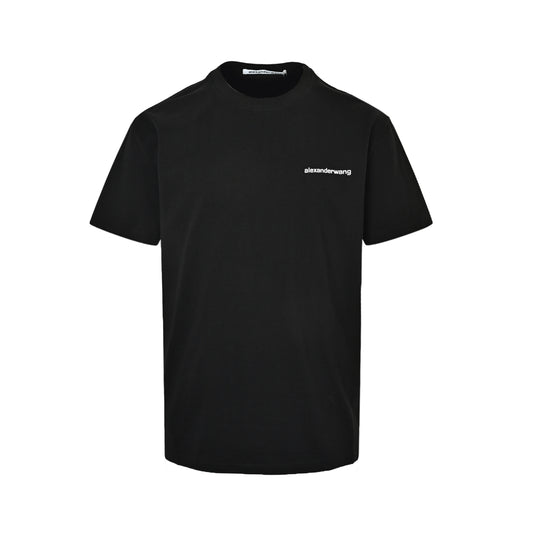 Alexander Wang small letters LOGO foam short sleeves on the chest