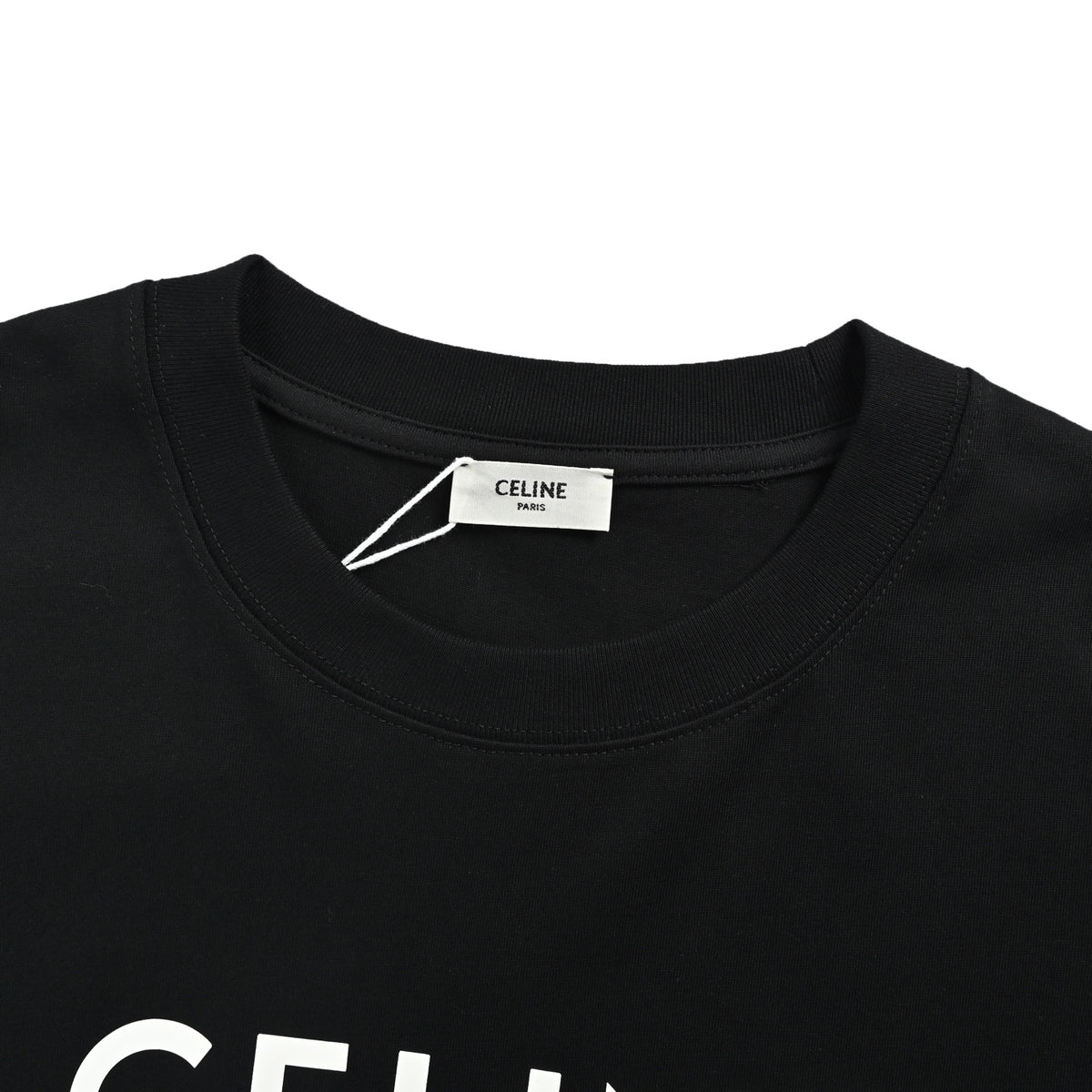 Celine classic letter laminated printed short sleeves
