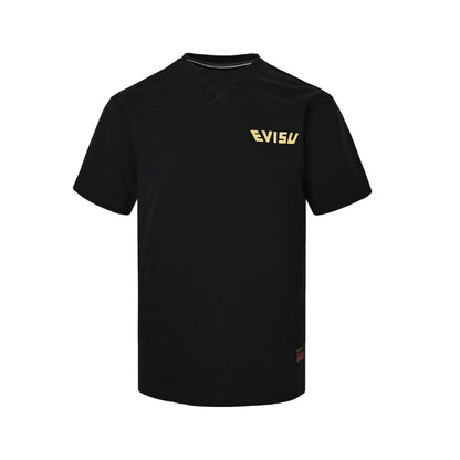 Evisu/福神 Big M printed short sleeves with brush on the back
