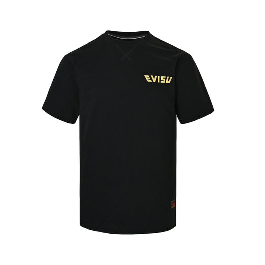 Evisu/福神 Big M printed short sleeves with brush on the back
