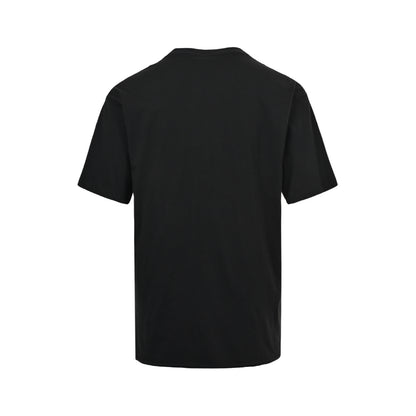 SAINT LAURENT colorful blur printed short sleeves