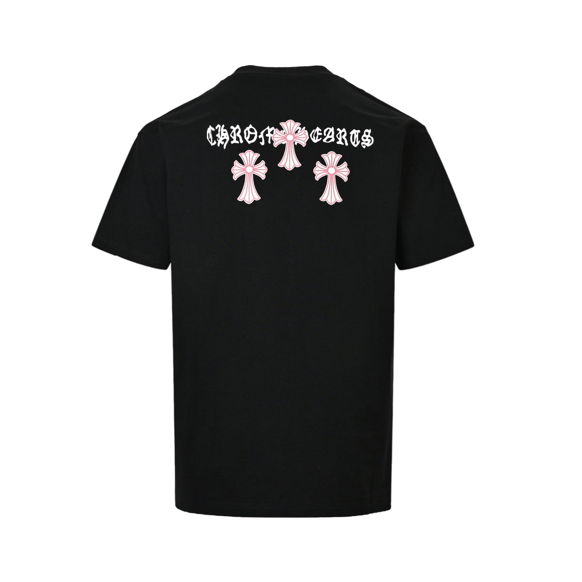 Chrome Hearts/Chrome Heart Black and Red Cross Short Sleeve
