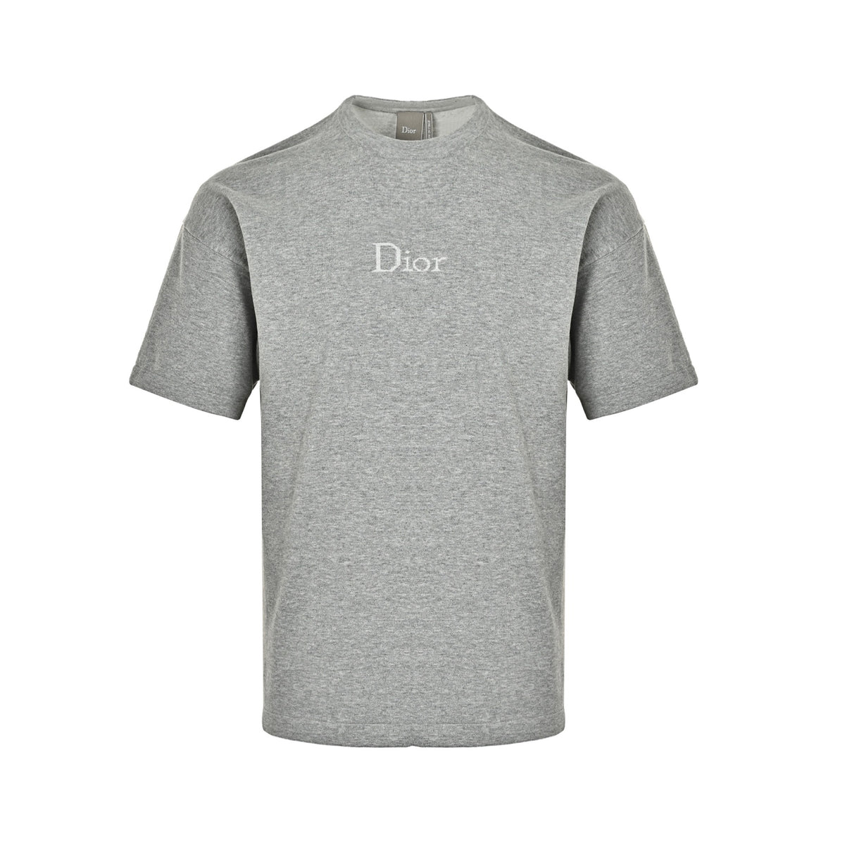 Dior small LOGO jacquard knitted off-shoulder short sleeves