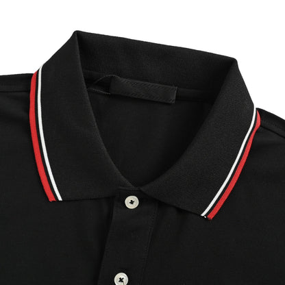 Prada silicone trim Polo short sleeves