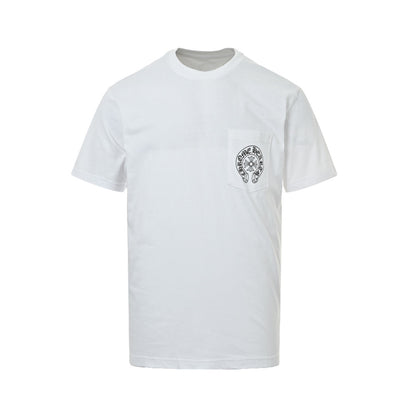 Chrome Hearts Horseshoe Print Logo Short Sleeve