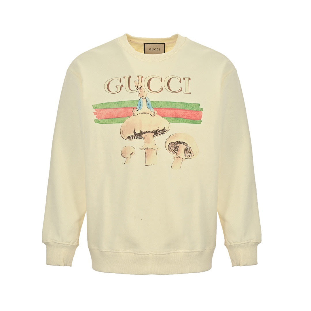 Gucci 24Fw fun cartoon print crew neck sweatshirt
