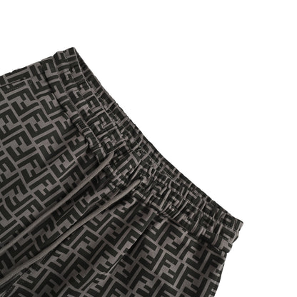Fendi FF element all-over printed logo suit trousers