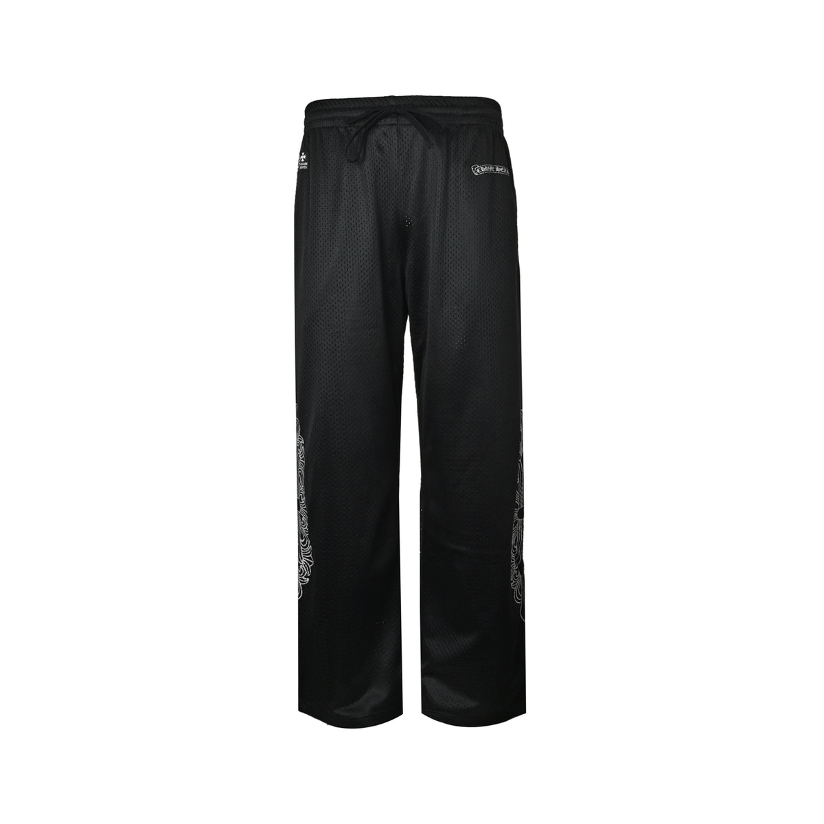 Chrome Hearts/Chrome Heart Glitter Sanskrit Hockey Mesh Pants