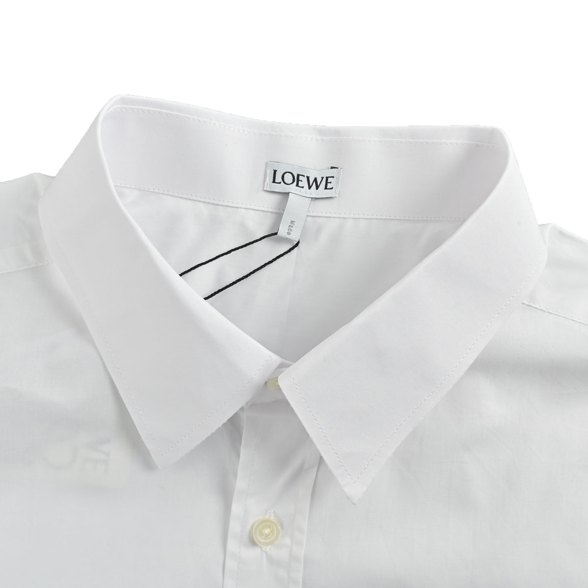 Loewe/Luo Yiwei square embroidered long-sleeved shirt