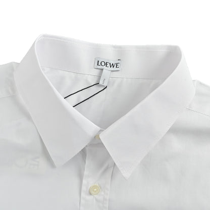Loewe/Luo Yiwei square embroidered long-sleeved shirt