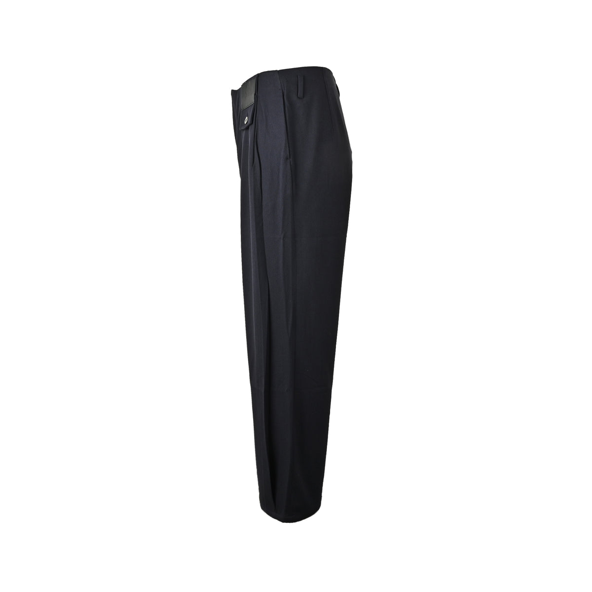 Loewe/Luo Yiwei 26ss leather brand pocket casual trousers