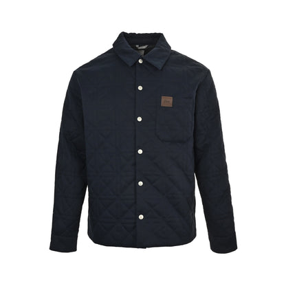 Dior cannage leather pocket cotton jacket