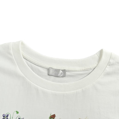 Dior 24ss herbarium printed short sleeves