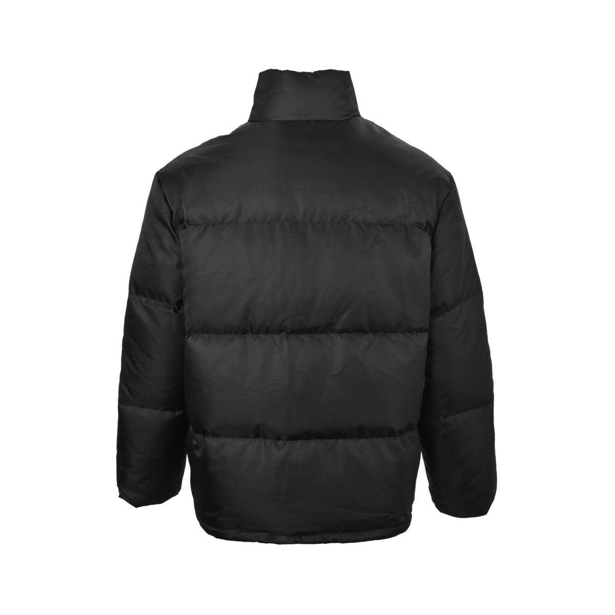 Prada nylon zipper pocket contrast stand collar down jacket