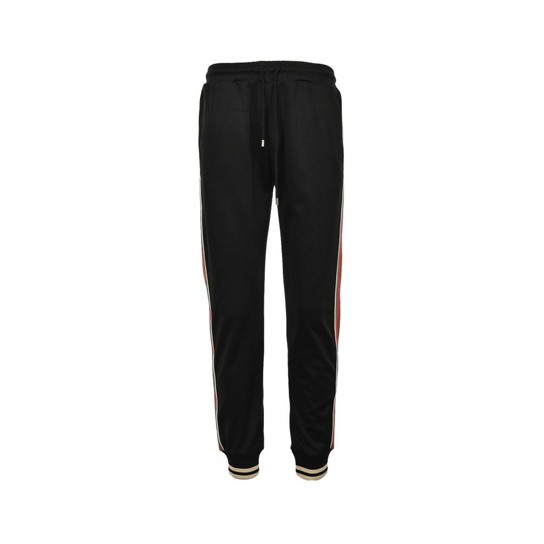 Gucci classic red and green webbing suit trousers