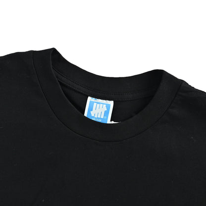 UNDEFEATED Five Stripes Logo Baseball Pattern Raglan Short Sleeves