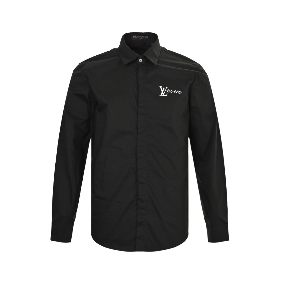 Louis Vuitton 25ss laminated letter logo long-sleeved shirt