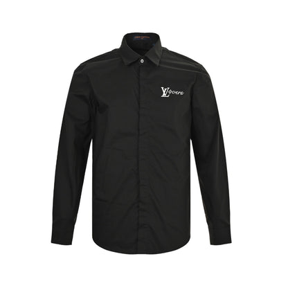 Louis Vuitton 25ss laminated letter logo long-sleeved shirt