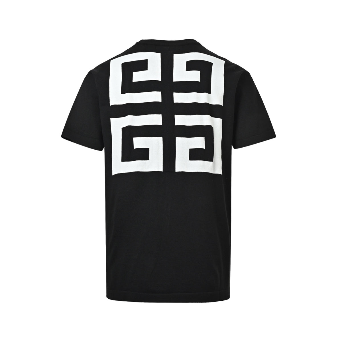 GIVENCHY letter logo palace jacquard knitted short sleeves
