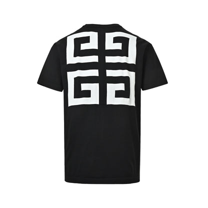 GIVENCHY letter logo palace jacquard knitted short sleeves