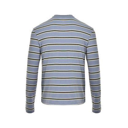 Prada lilac striped long-sleeved T-shirt