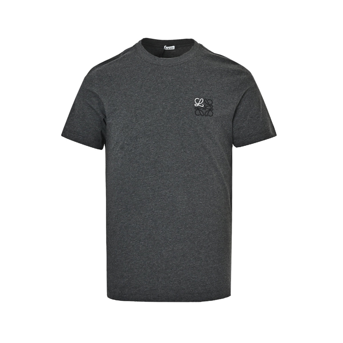Loewe/Luo Yiwei white and black flower logo embroidered short sleeves