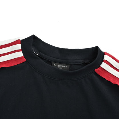 Balenciaga/Balanciaga UNITY SPORTS ICON double ring shoulder web short sleeves