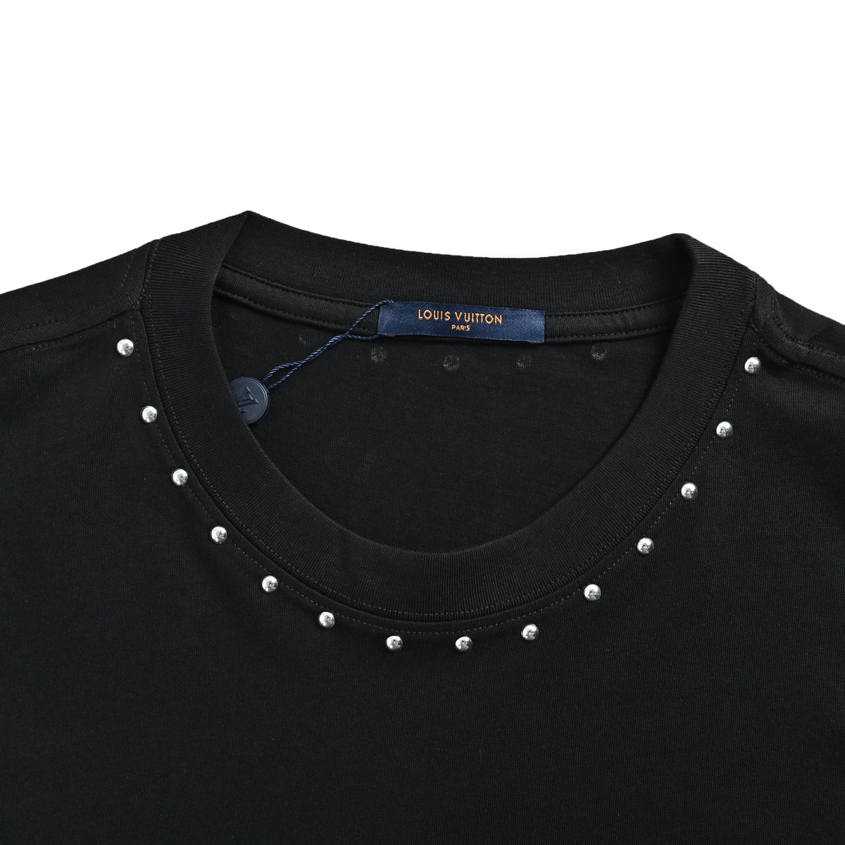 Louis Vuitton 26ss rivet letter logo short sleeves