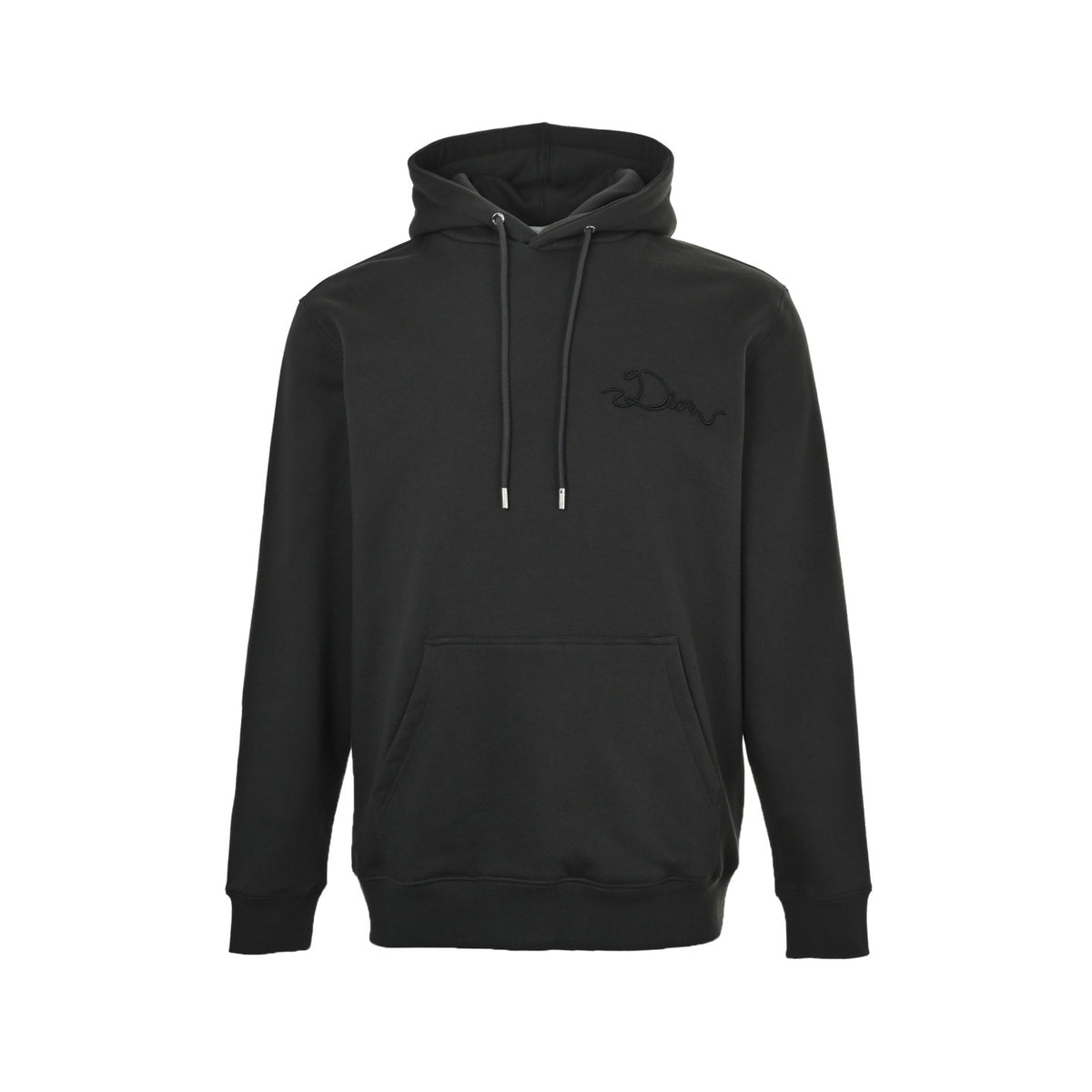 Dior signature embroidered hooded sweatshirt