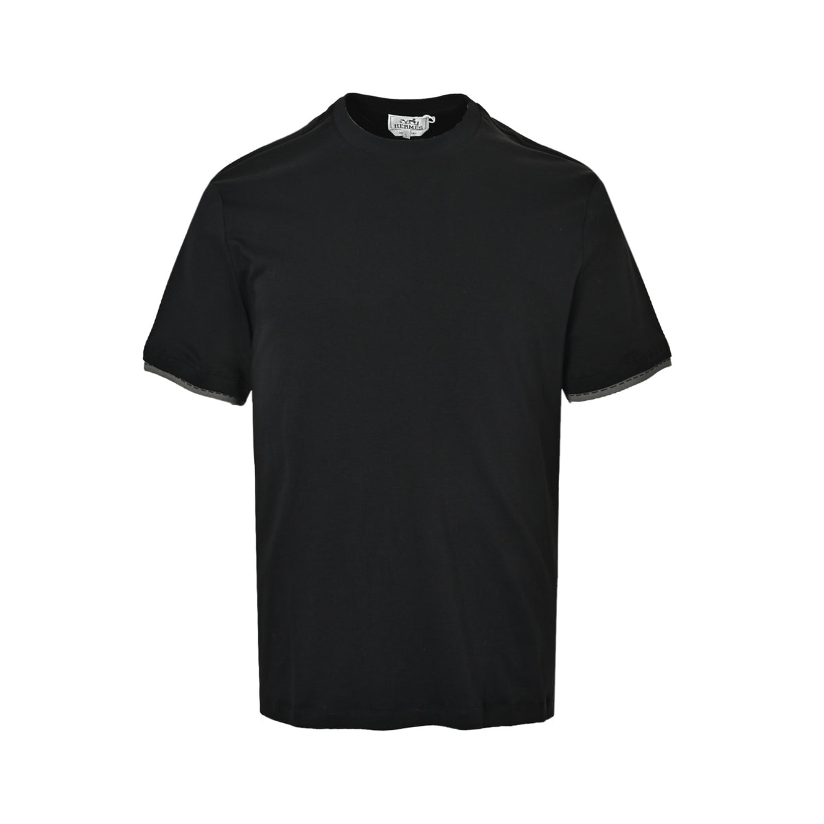 HERMES/Hermès saddle double-layer cuff short sleeves