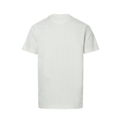 Fendi diamond overprint striped embroidered short sleeves