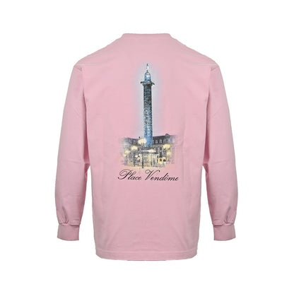 Balenciaga & Vogue Back Lighthouse Washed Distressed Long Sleeve T-Shirt