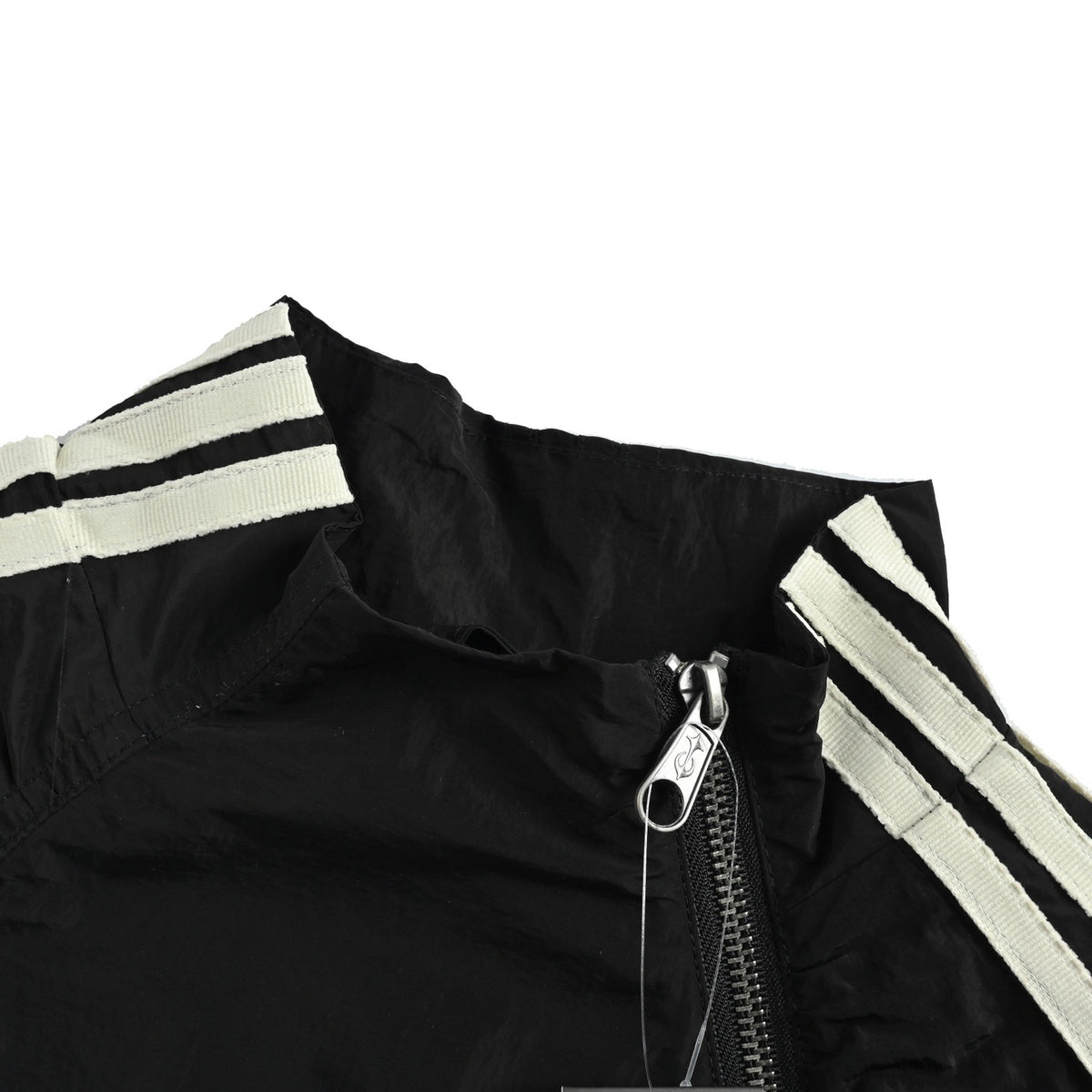 Adidas joint three-bar stand-up collar jacket