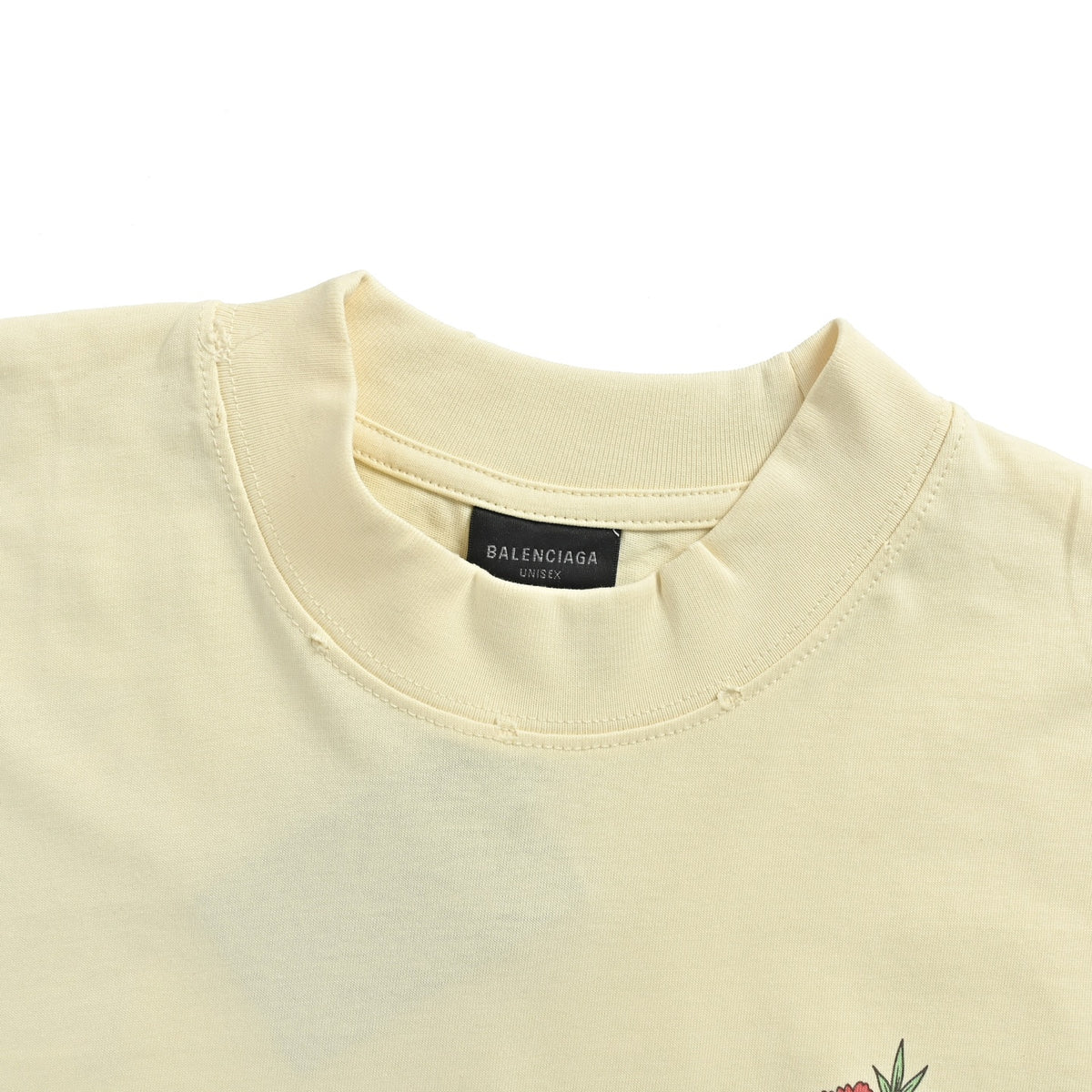 Balenciaga/Balanciaga 1917 rose limited print short sleeves