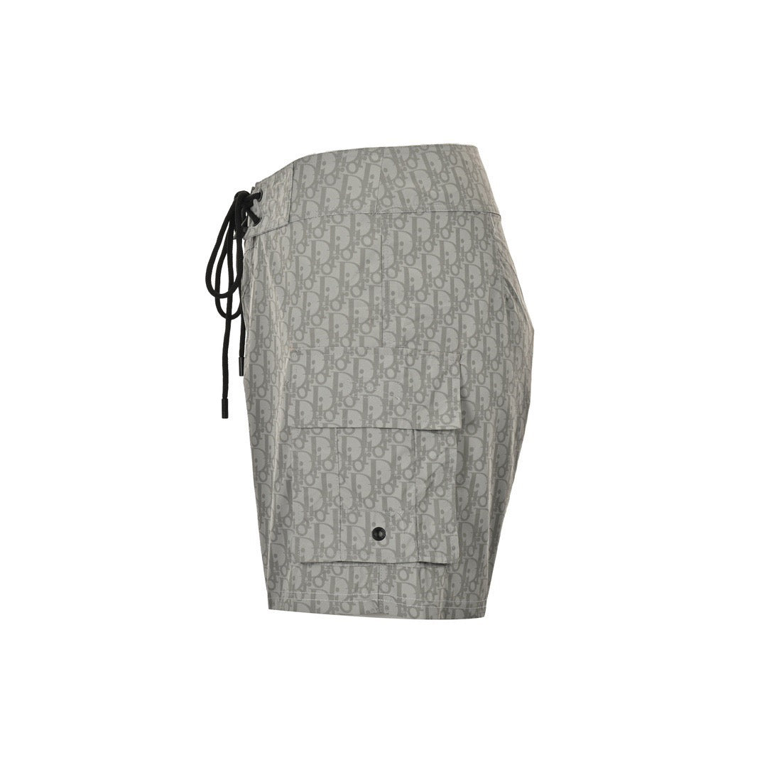 Dior 24ss all-over printed presbyopic letter shorts