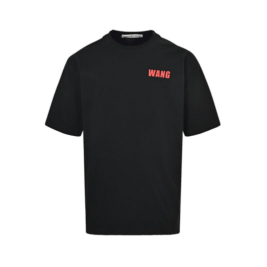Alexander Wang 26ss red letter short sleeves
