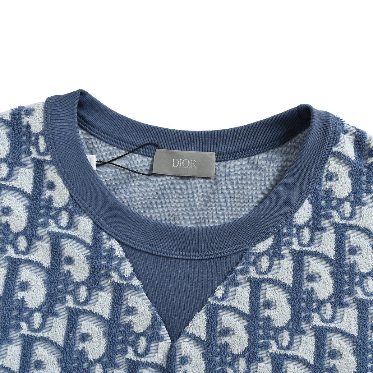 Dior Oblique presbyopia all-over printed towel short sleeves