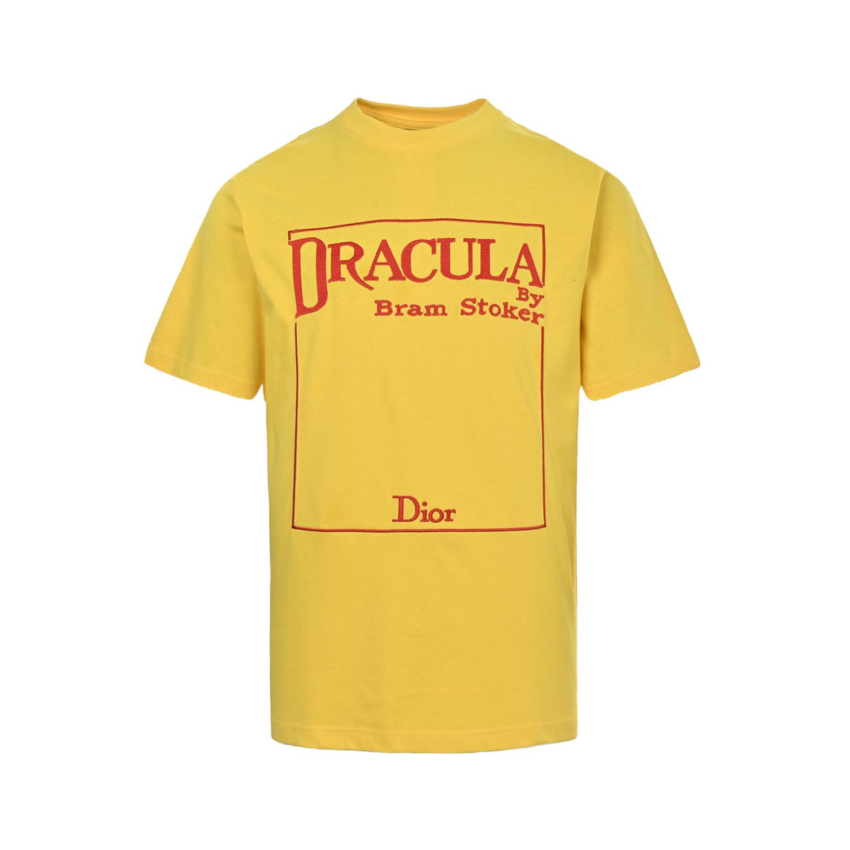 Dior 26ss Dracula themed embroidered short sleeves