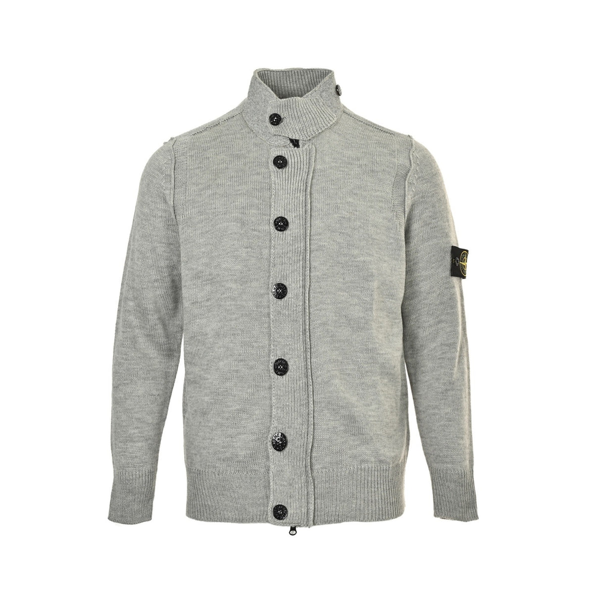 Stone Island 25Fw armband cardigan sweater