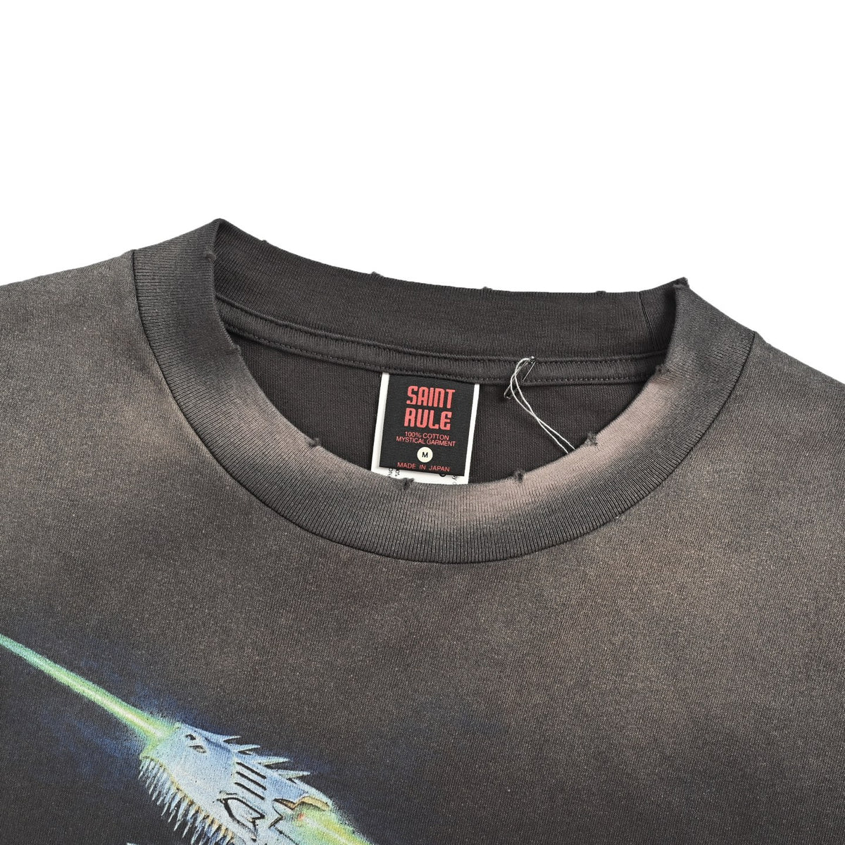SAINT MICHAEL Mechanical T-Rex printed short sleeves
