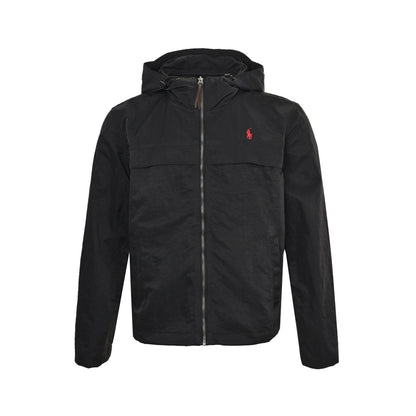 Ralph Lauren embroidered horse logo hooded jacket
