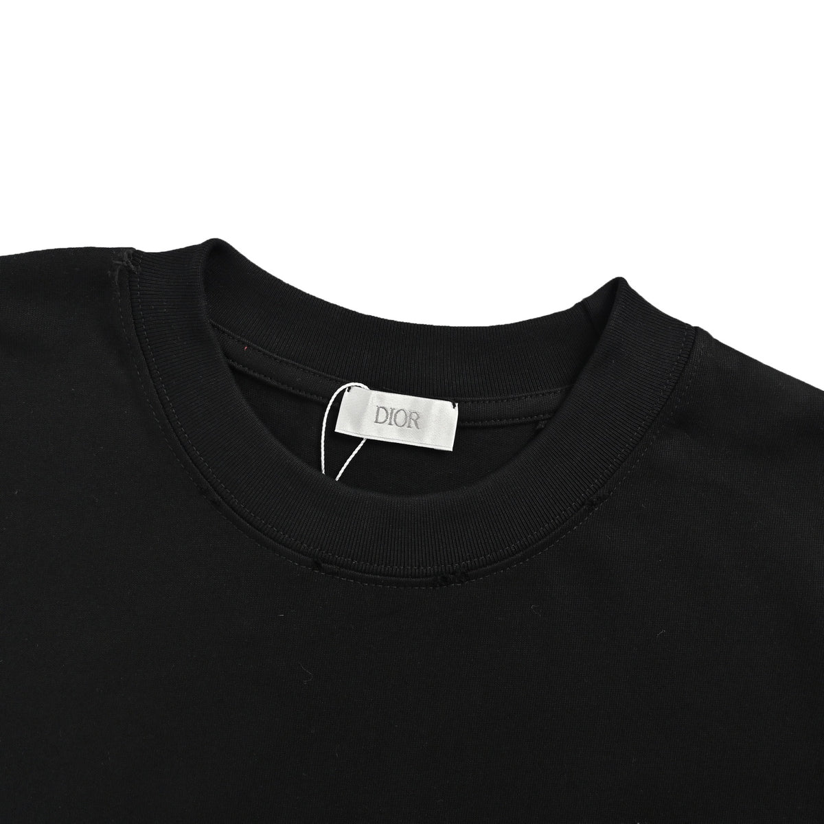 Dior Stone Island joint printed logo hole short sleeves