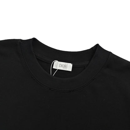Dior Stone Island joint printed logo hole short sleeves