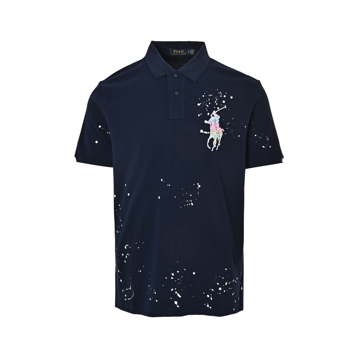 Ralph Lauren limited inkjet color war horse embroidery Polo short sleeves