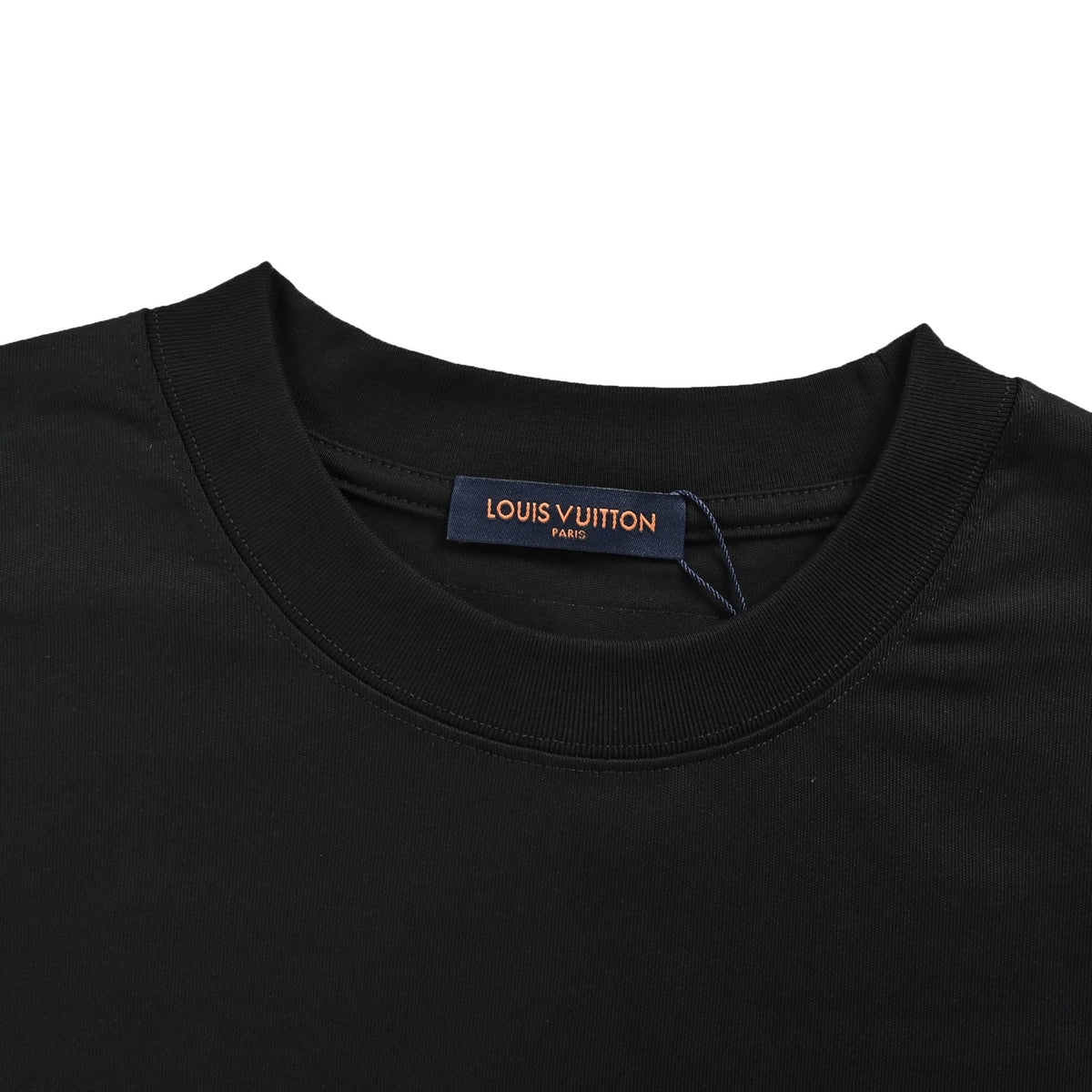 Louis Vuitton 26ss logo burnt patch embroidered short sleeves