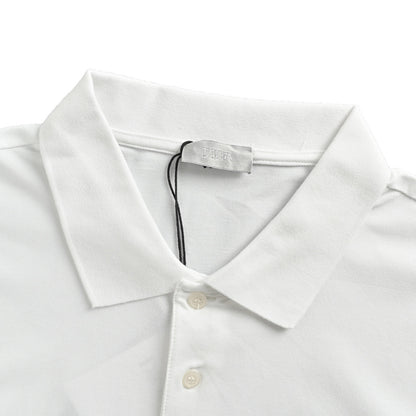 Dior 25ss little blue cat embroidered Polo short sleeves