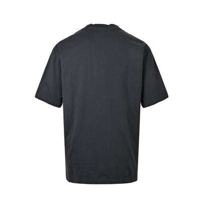 Balenciaga cracked letter print short sleeves