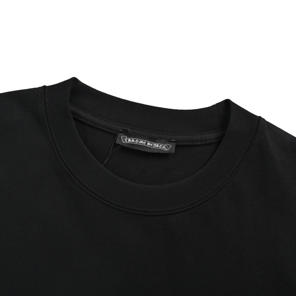 Chrome Hearts/Chrome Heart Leather Label Cross Short Sleeves