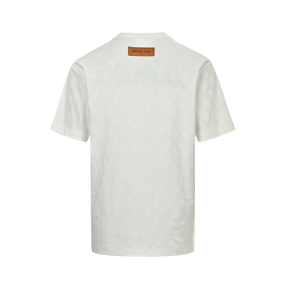Louis Vuitton 26ss all-over presbyopia jacquard short sleeves